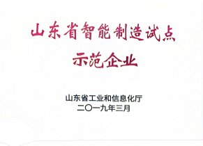 山东省ks凯时制造试点示范企业
